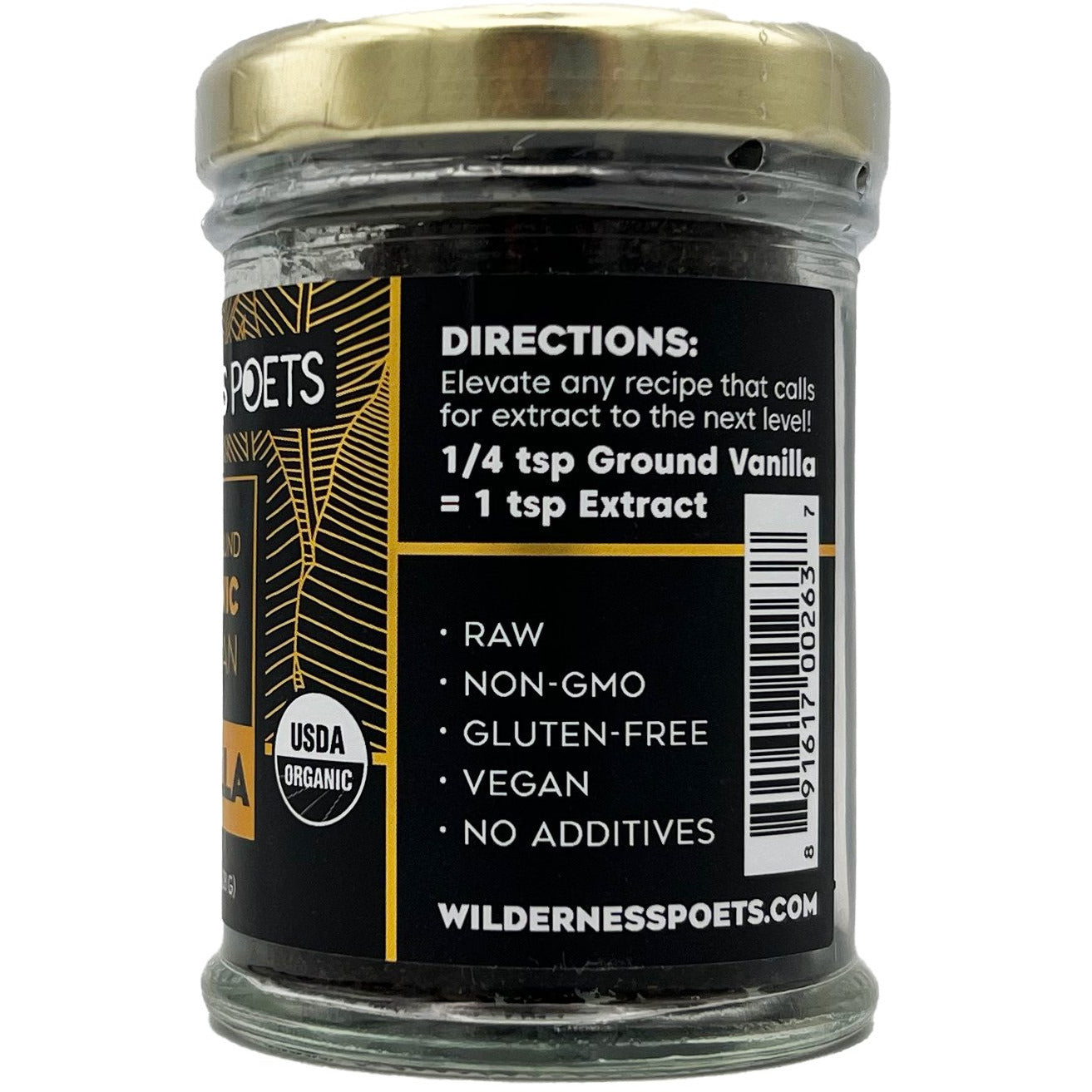 Wilderness Poets - Pure Vanilla Powder - RealLifeHealing