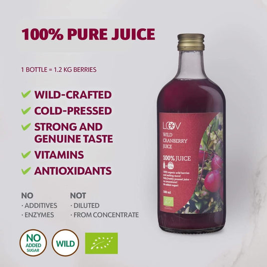 LOOV Cranberry Juice - RealLifeHealing