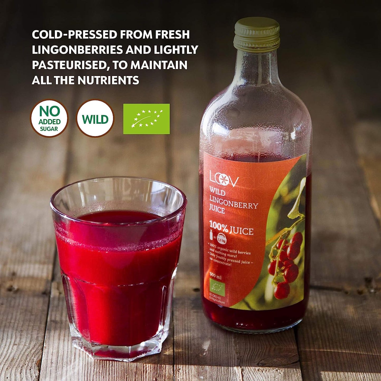 LOOV Lingonberry Juice - RealLifeHealing