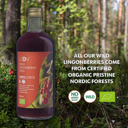 LOOV Lingonberry Juice - RealLifeHealing
