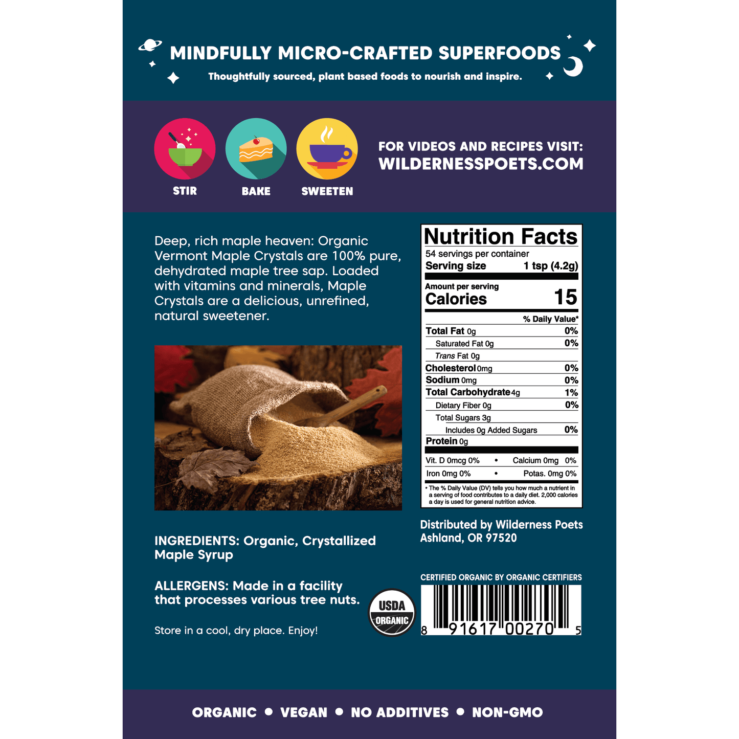 Wilderness Poets - Maple Crystals - RealLifeHealing