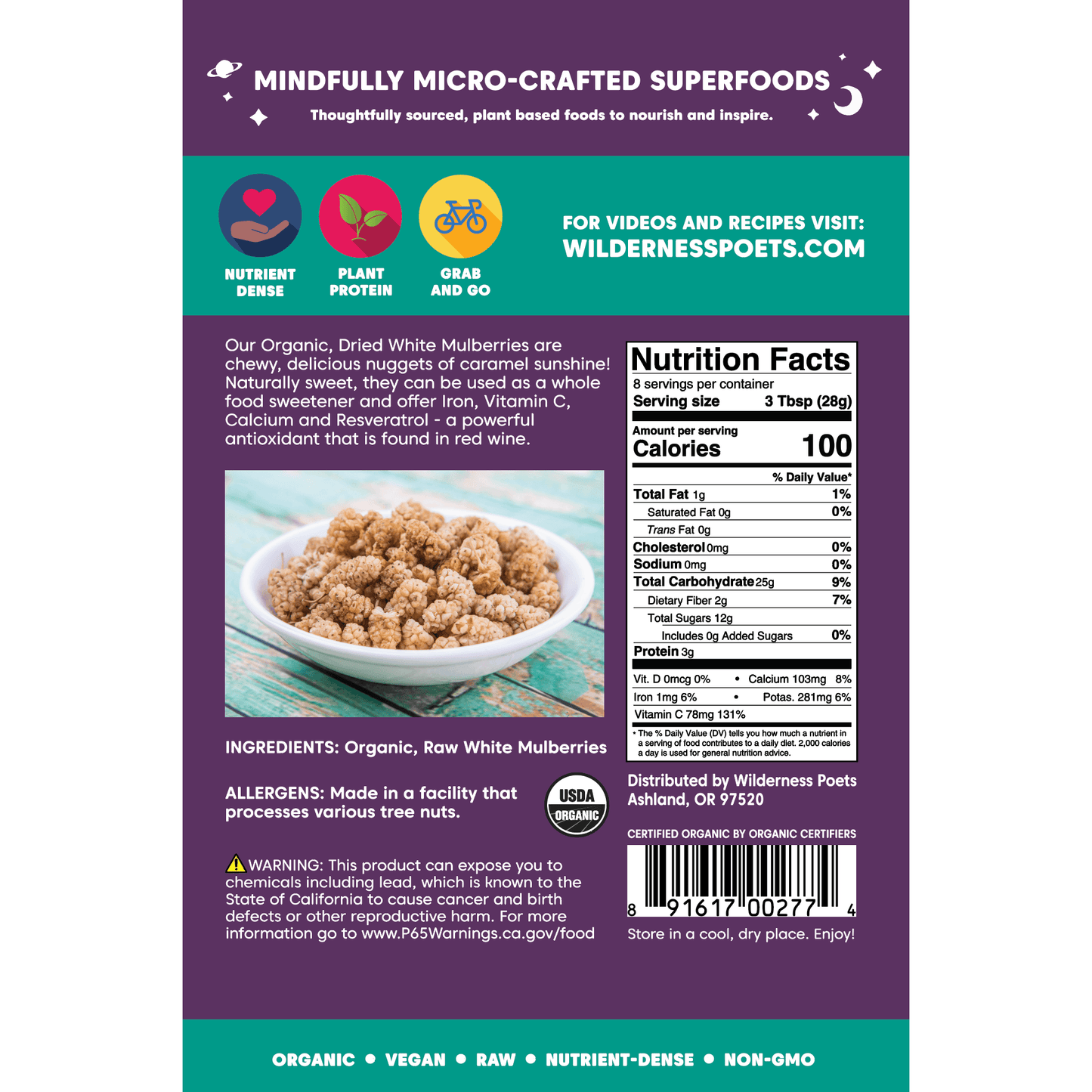 Wilderness Poets - White Mulberries - RealLifeHealing