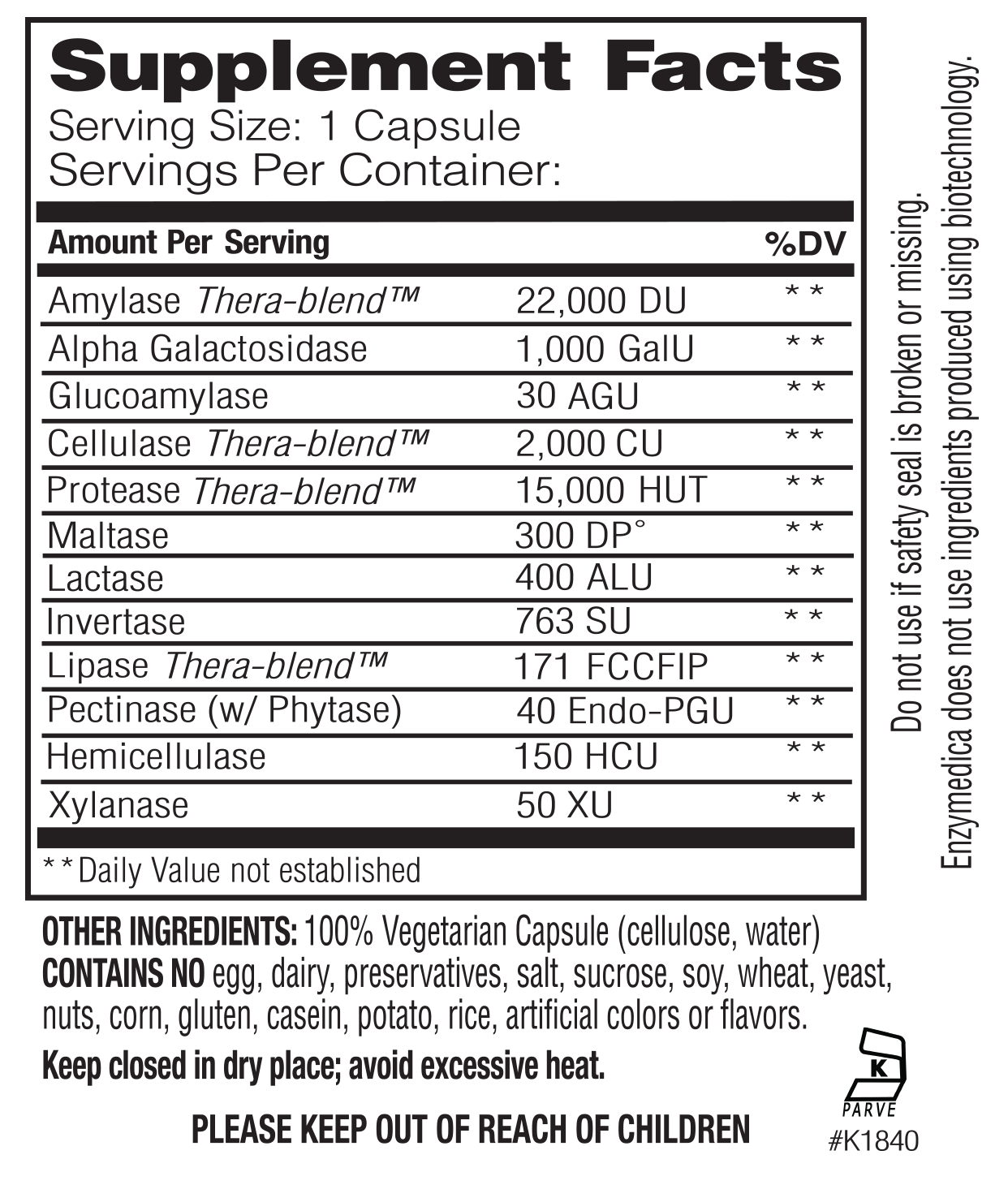 ENZYMEDICA- ViggieGest - RealLifeHealing