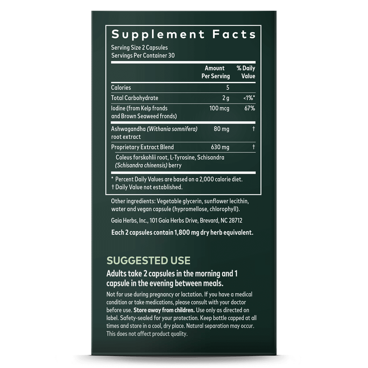 Gaia Herb - Thyroid Support - RealLifeHealing