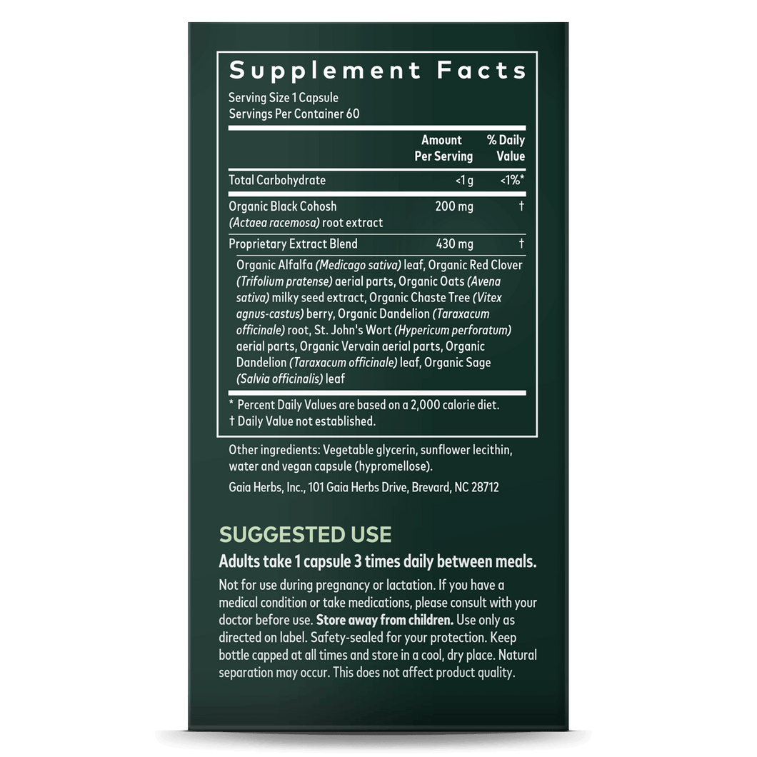 Gaia Herbs - Menopause Support (Women’s Balance) - RealLifeHealing