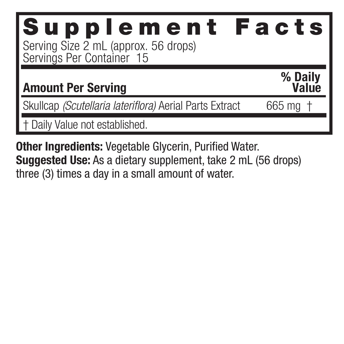 Natures Answer - Skullcap Extract - RealLifeHealing