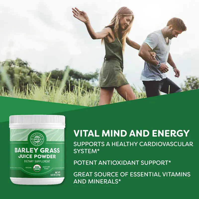 Vimergy Organic Barley Grass Powder - RealLifeHealing