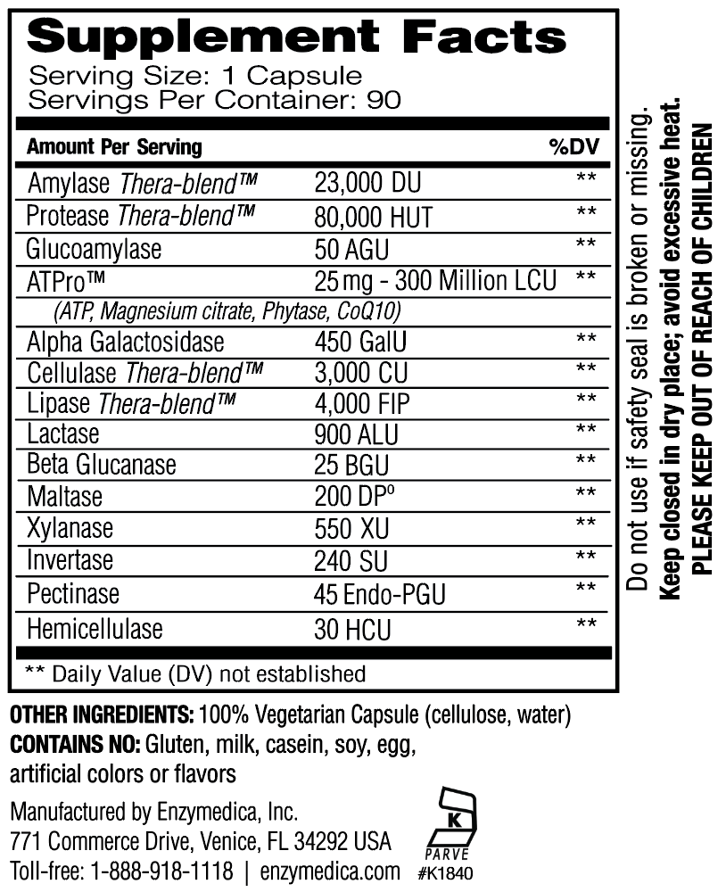 ENZYMEDICA - Digest Gold - RealLifeHealing
