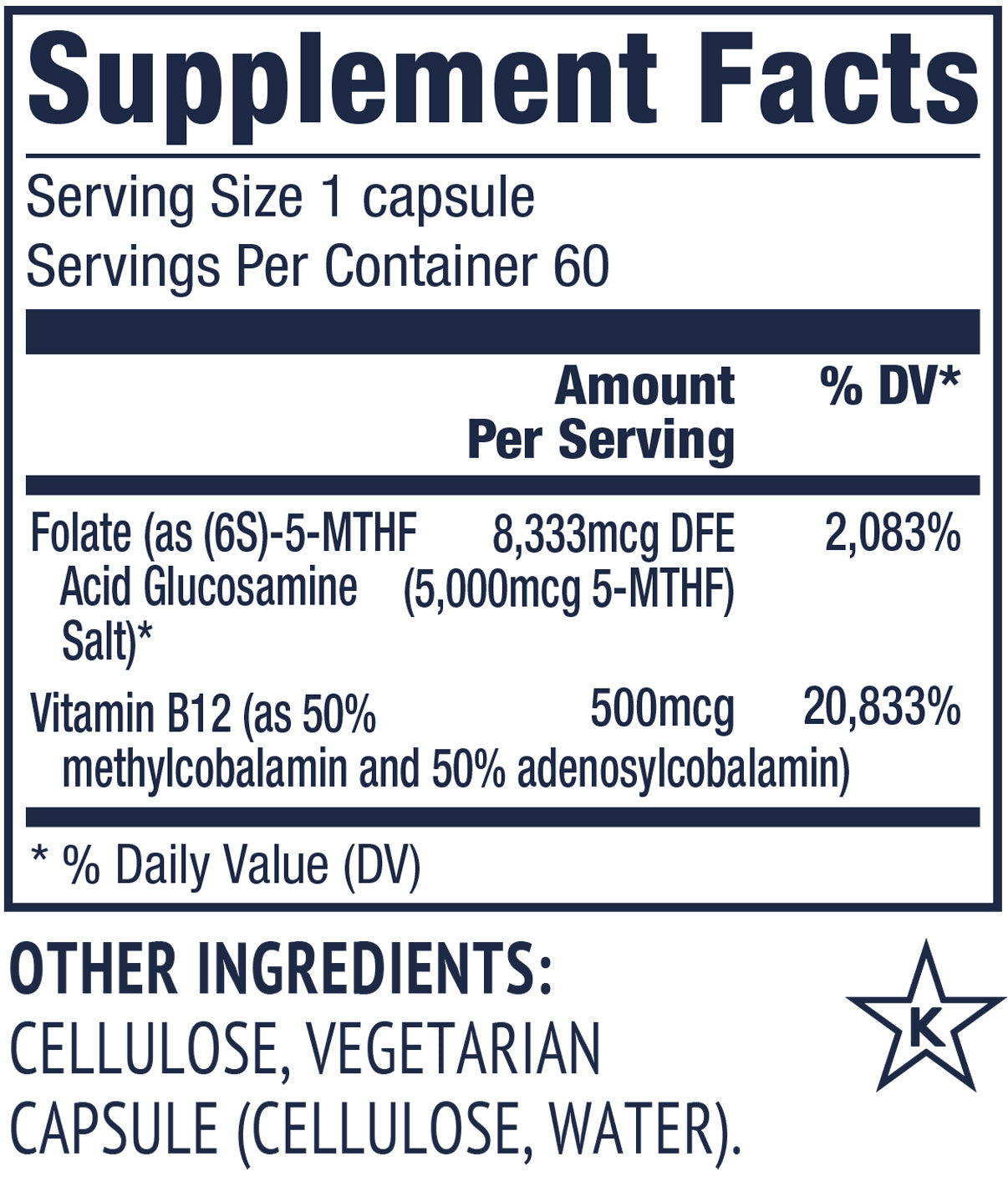 Vimergy 5-MTHF Capsules - RealLifeHealing