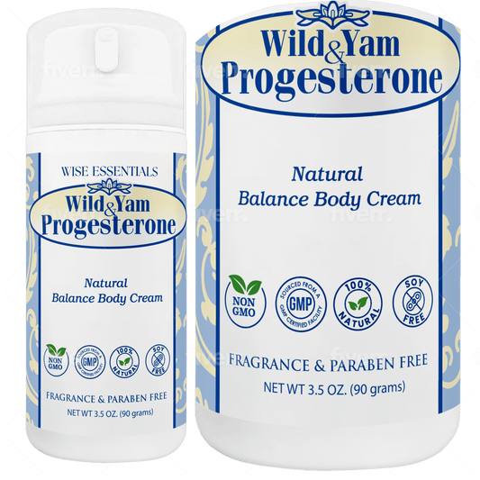 Wise Essentials - Bioidentical Progesterone and Wild Yam Balance Cream 3.5 oz