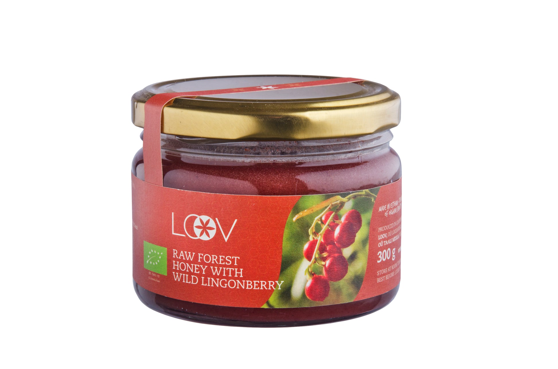 LOOV - Lingonberry Raw Forest Honey - RealLifeHealing