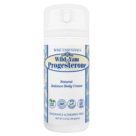 Wise Essentials - Bioidentical Progesterone and Wild Yam Balance Cream 3.5 oz