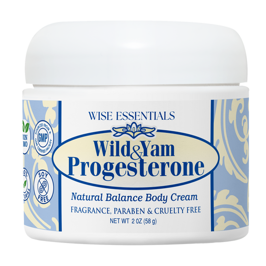 Wise Essentials - Bioidentical Progesterone and Wild Yam Cream 2 oz