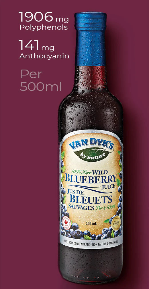 Wild Blueberry Juice - Van Dyk's