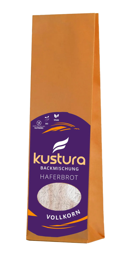 Kustura - Wholemeal Oat Bread Baking mix 450g, gluten-free AT-041-001 - RealLifeHealing