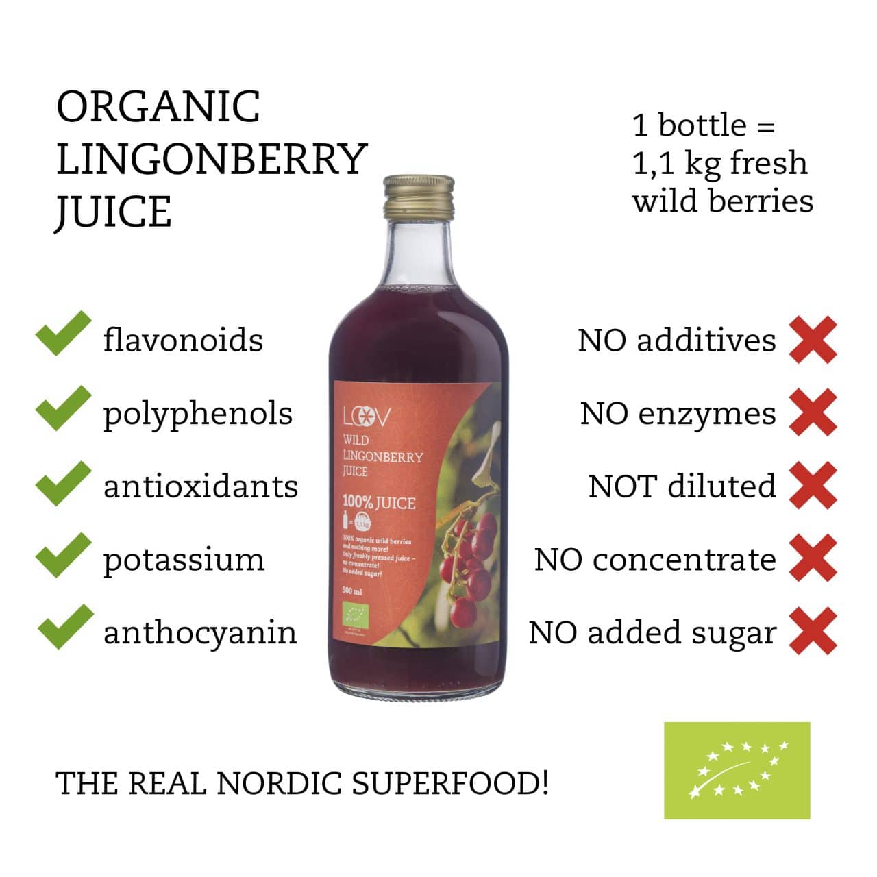 LOOV Wild Lingonberry Freeze Dry - RealLifeHealing