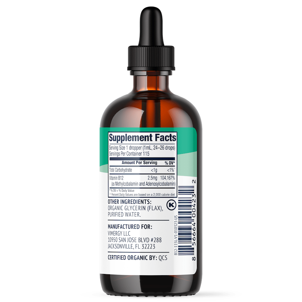 Vimergy Organic B12 Liquid