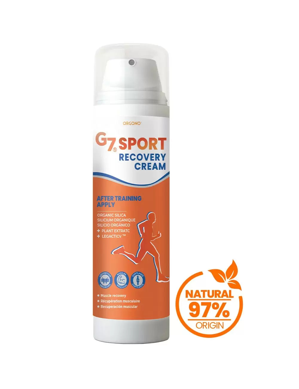 Silicium Orgono G7 Sport Recovery Cream 200 ml - RealLifeHealing