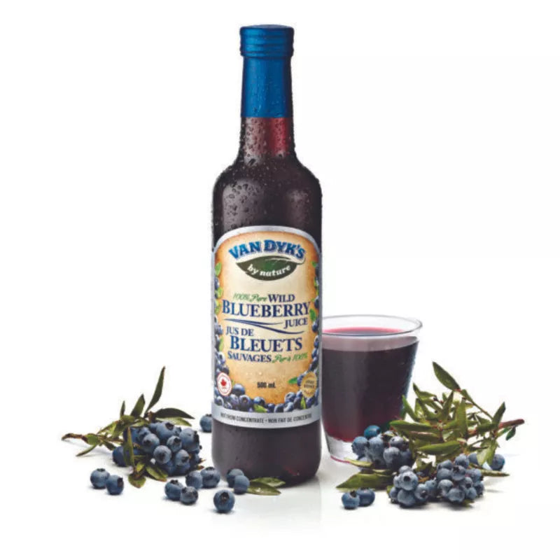 Wild Blueberry Juice - Van Dyk's