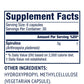Vimergy Spirulina Capsules Supplement Facts